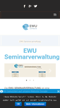 Mobile Screenshot of ewu-seminarverwaltung.com